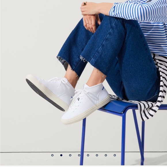 Rothy's Shoes - Rothy’s White High-Top Sneakers